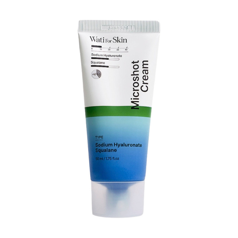 Mitrinošs sejas krēms WATI FOR SKIN Hyaluronic Squalane Microshot, 50 ml
