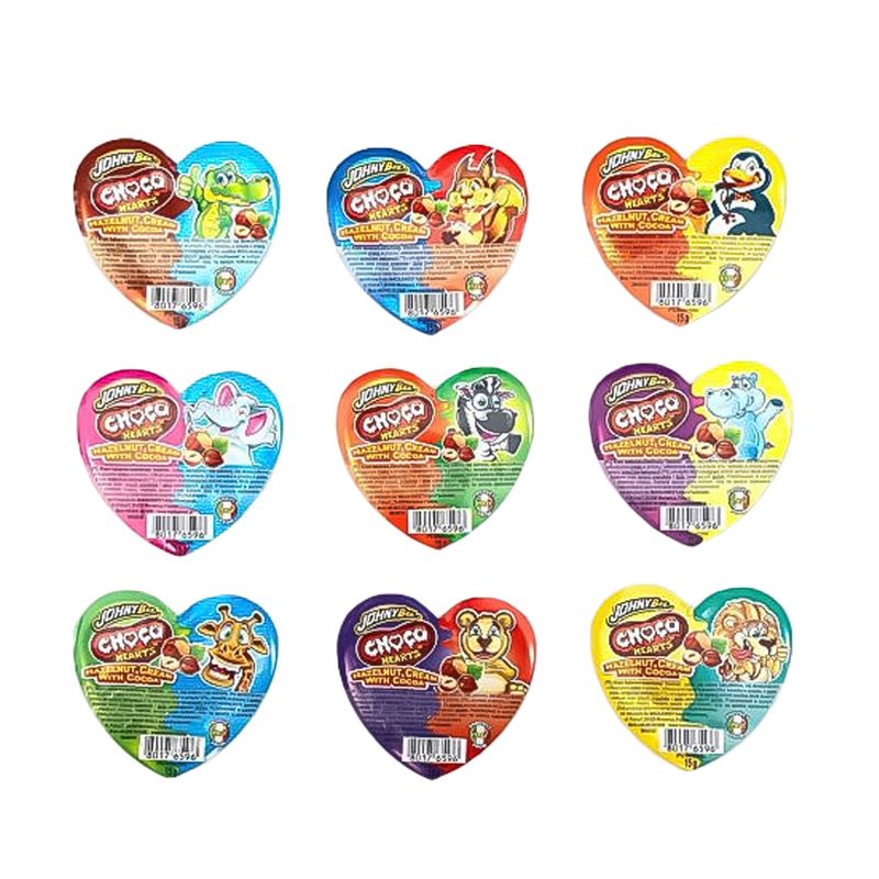 Kakao krēms ar lazdu riekstiem Choco hearts,  15 g