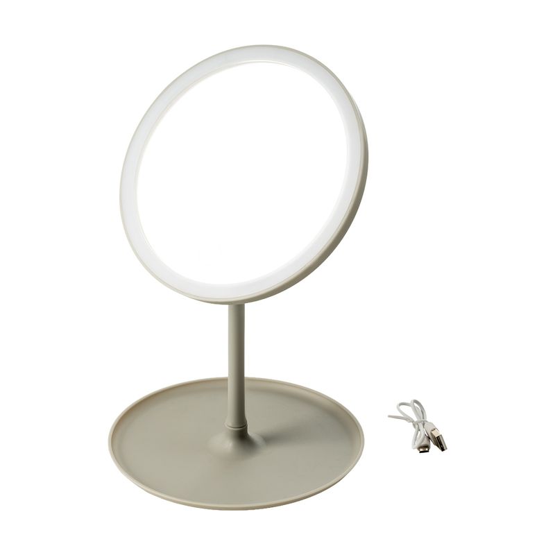 Galda spogulis ar apgaismojumu