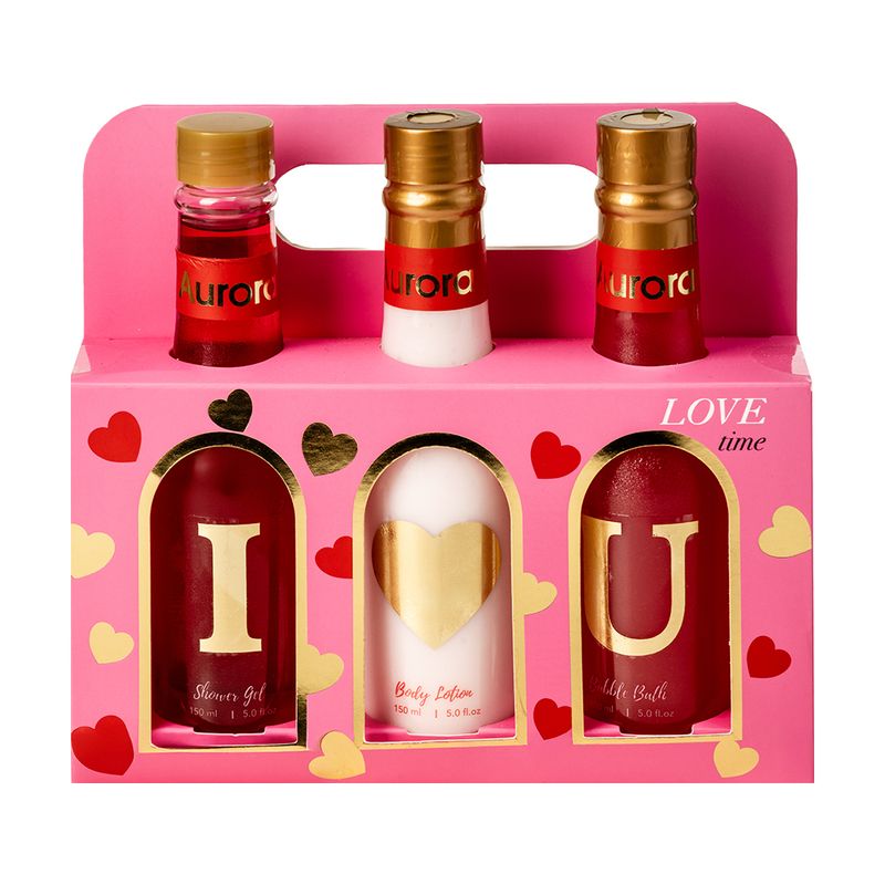 Dāvanu komplekts LOVE time, 3x150 ml