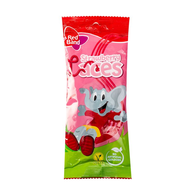 Želejkonfektes Laces, ar zemeņu garšu, 100 g