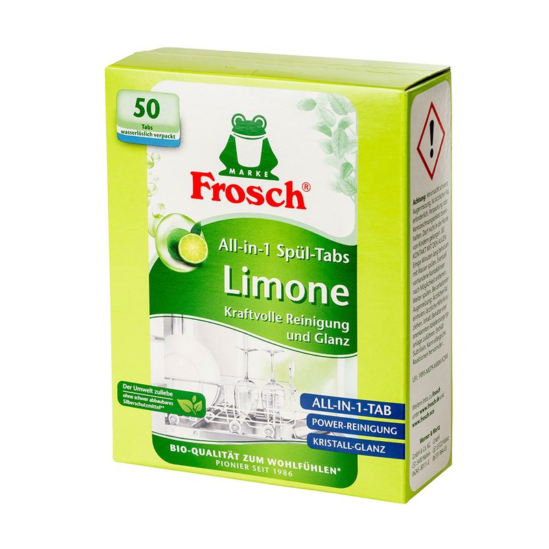Tabletes trauku mazgājamai mašīnai Frosch, 50 gab.