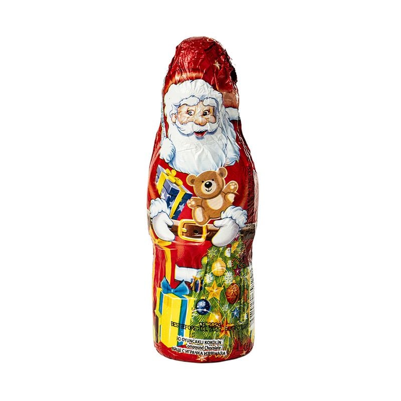 Šokolādes figūriņa Santa ar pārsteigumu, 60 g