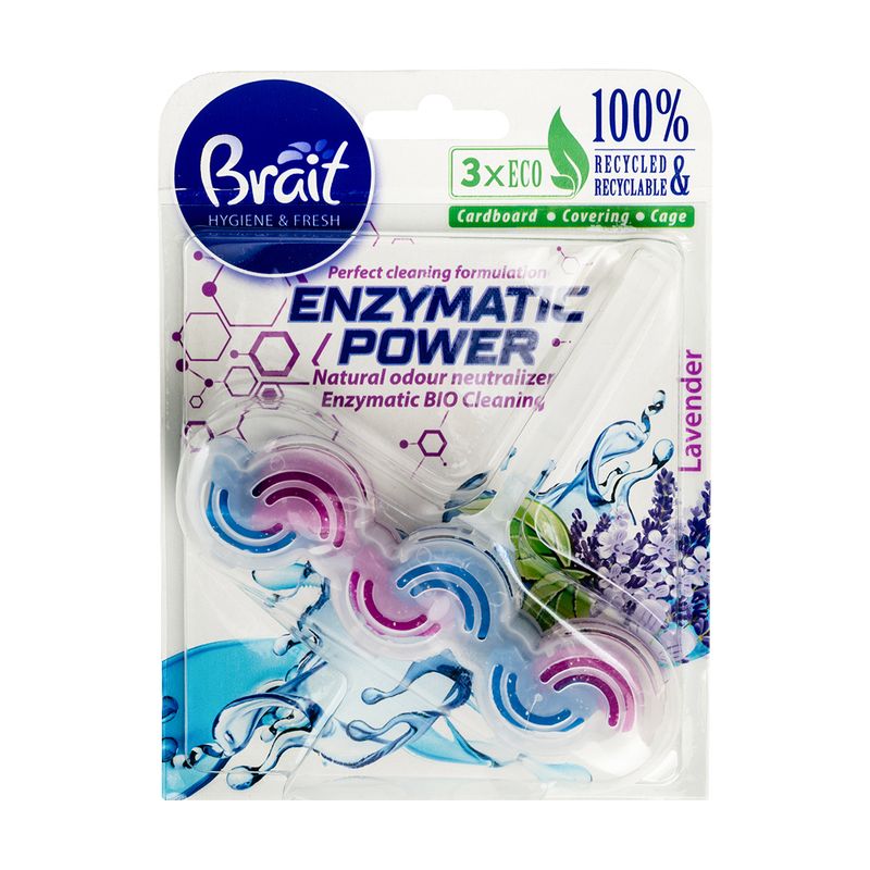 Tualetes bloks, Brait, 45 g, dažādi veidi