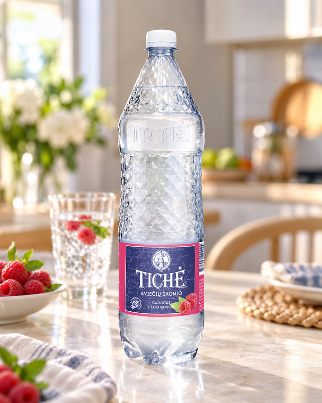 Dabīgs minerālūdens Tiche, dažādas garšas, 1.5 l