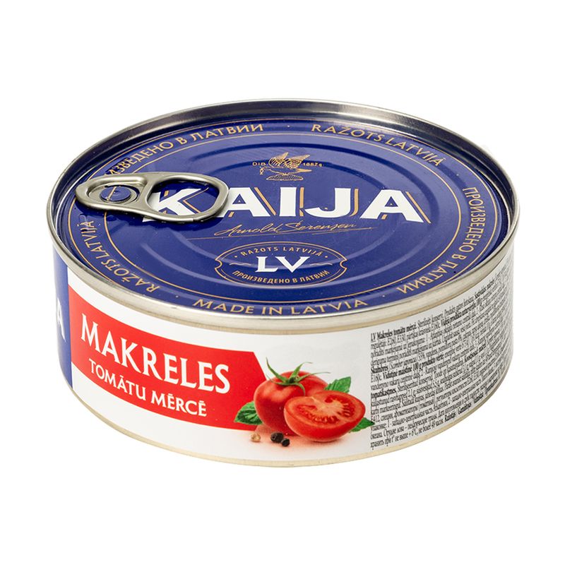 Makreles tomātu mērcē Kaija, 240 g