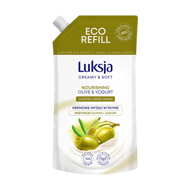 Sķidro ziepju rezerve Luksja, dažādi veidi,  400 ml