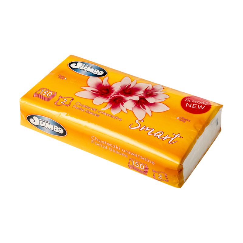 Kosmētiskās salvetes Slonik Jumbo, 2 slāņi, 150 gab.