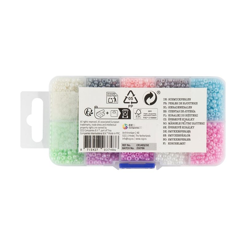 Perlīšu komplekts, 10 krasas