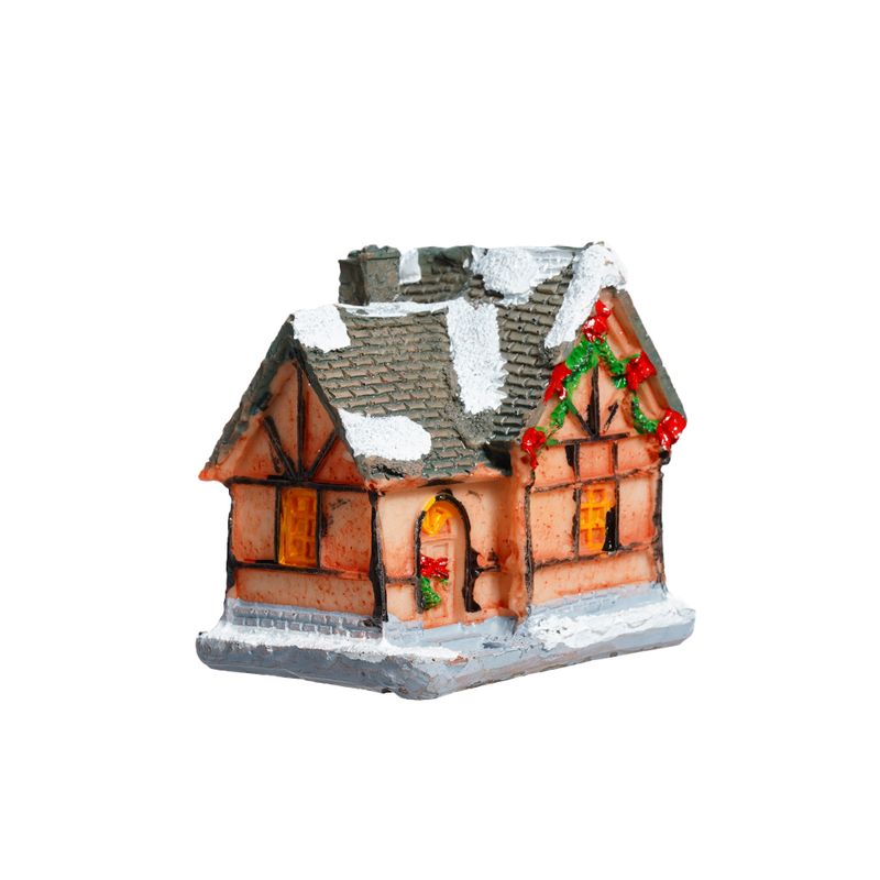 Mājiņa ar Led gaismu, 9x6x4 cm