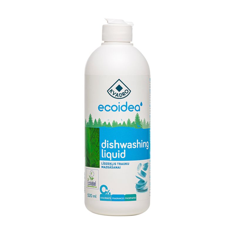 Trauku mazgāšanas līdzeklis, ECOIDEA, 520 ml