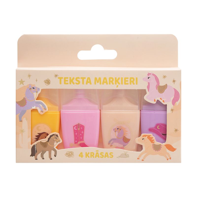 Teksta marķieru komplekts, 4 gab.