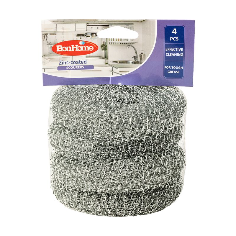 Metāla sūklīši 4 gab. lieli rupji