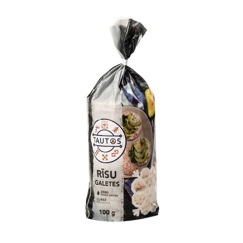 Galetes Tautas, rīsu, 100 g