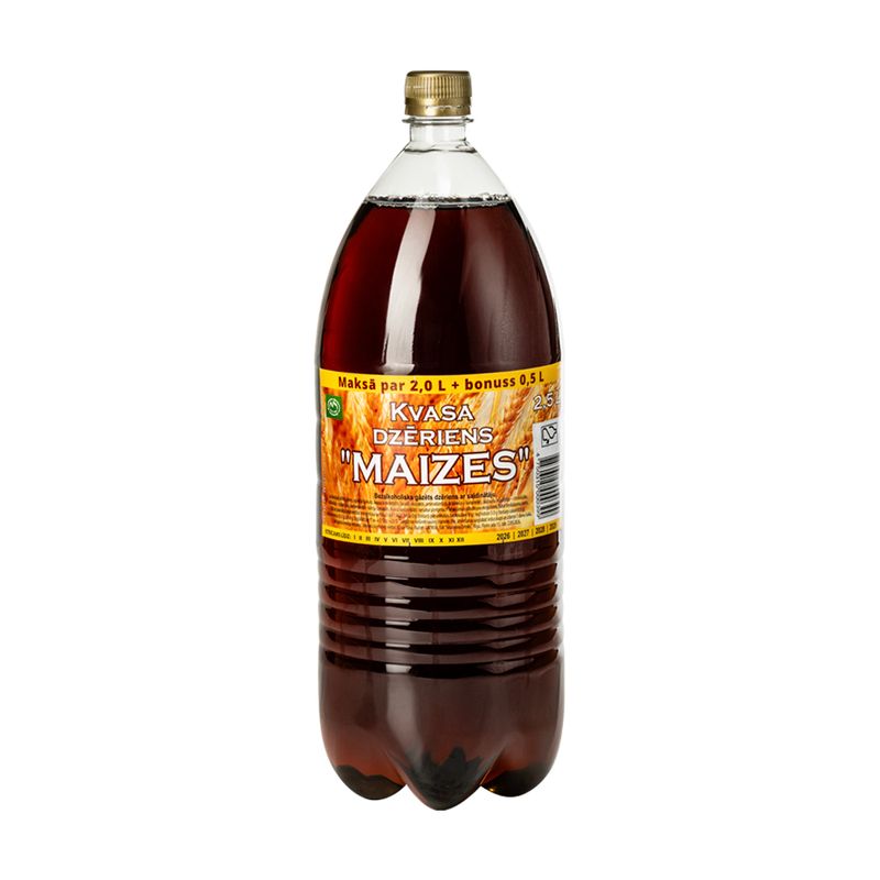 Bezalkoholisks dzēriens Maizes kvass, 2,5 l