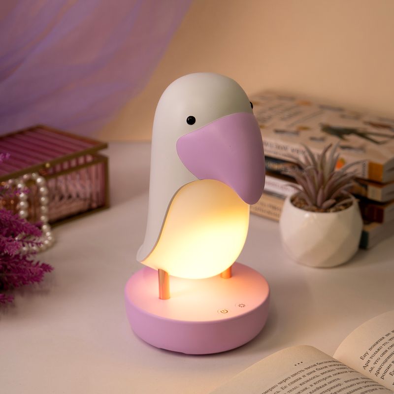 LED uzladējama nakts lampa "Putns"