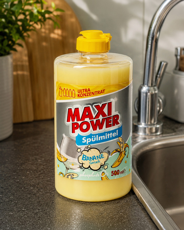 Trauku mazgāšanas želeja Maxi Power, 500 ml