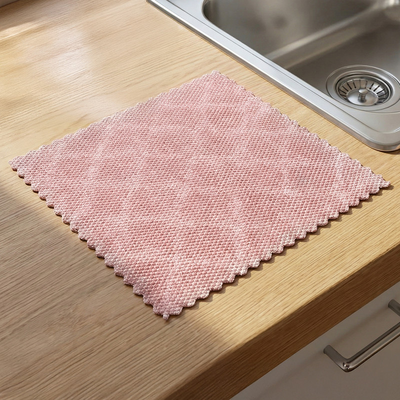 Divpusēja flīsa lupata, 4 gab.