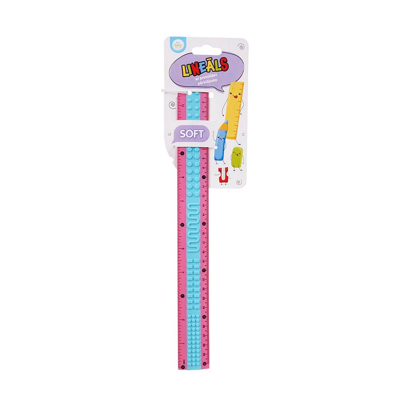 Lineāls ar pretslīdes pārklājumu, 30 cm