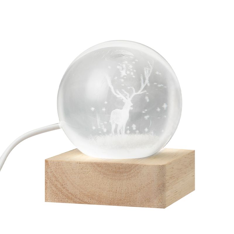 Nakts lampa "Stikla bumba"