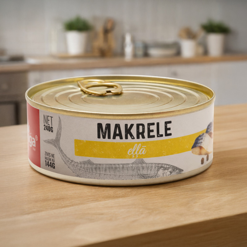 BANGA Makrele eļļā, 240 g