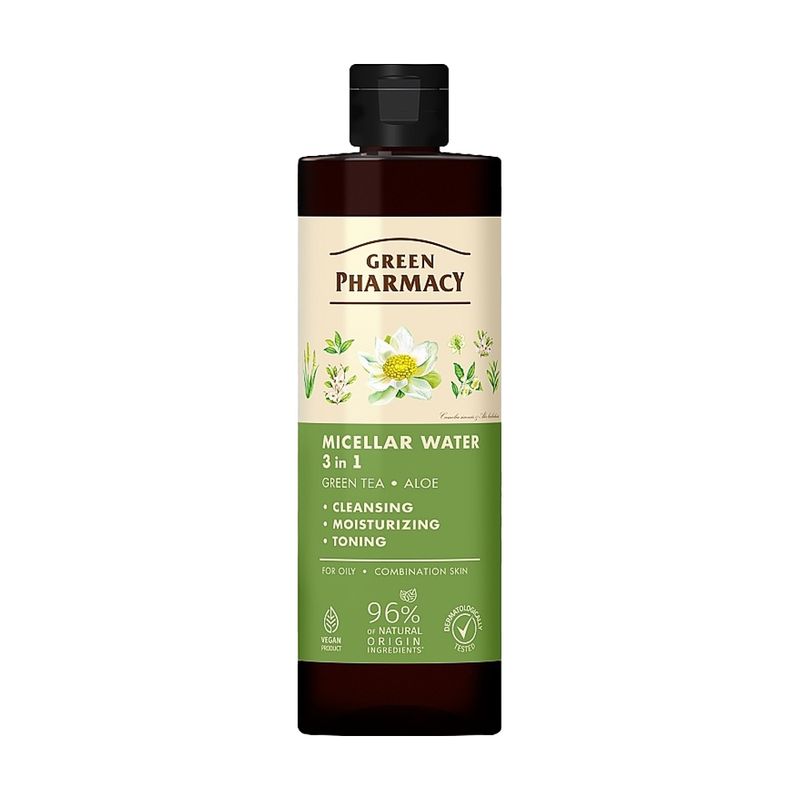 Micelārais ūdens Green Pharmacy 3in1, 500 ml, dažādi veidi