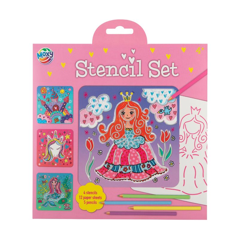 Zīmēšanas komplekts ar 5 zīmuļiem, 12 lapas