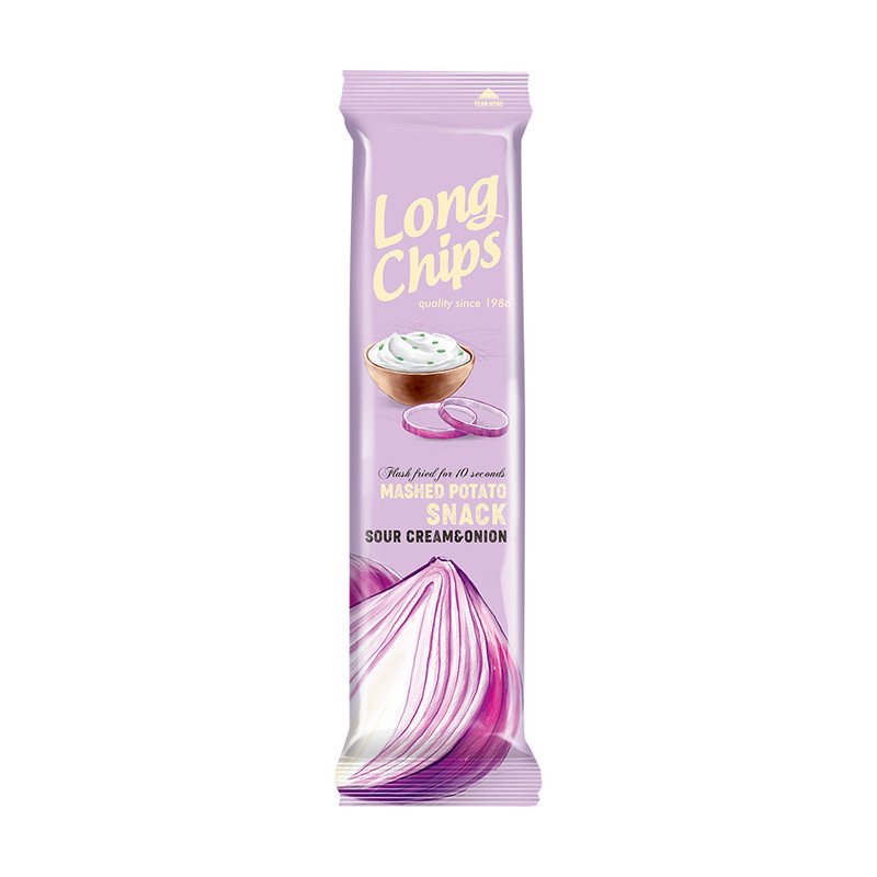 Kartupeļu plāksnes Long Chips, dažādas garšas, 75 g
