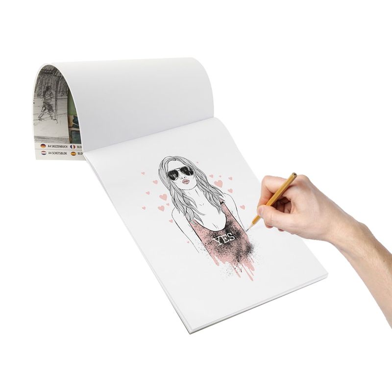 Zīmēšanas albūms, A4, 80 lapas