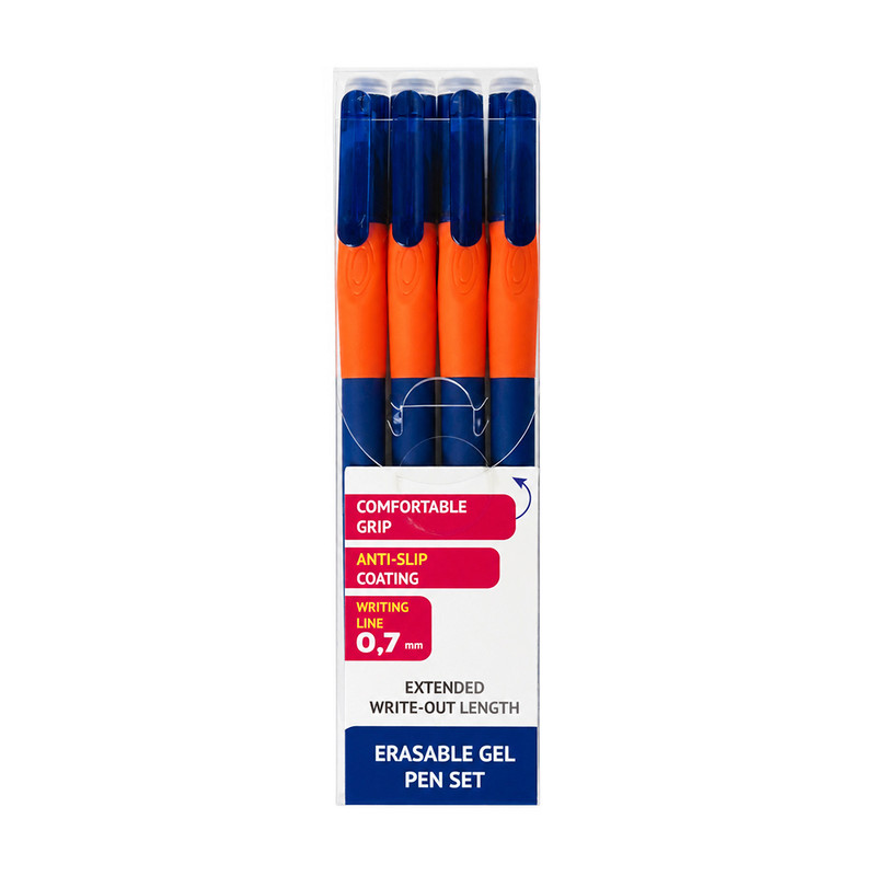 Gēla pildspalvu kompl.ar dzeš.tint. 4 gb