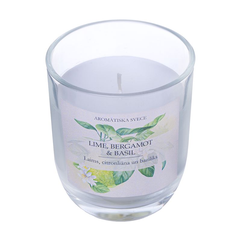 Aromātiska svece stikla traukā,130 g