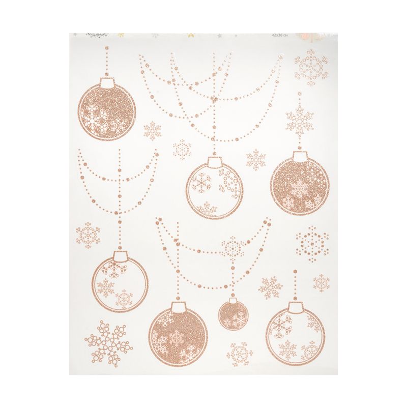 Ziemassvētku uzlīmes logiem, 42x30 cm