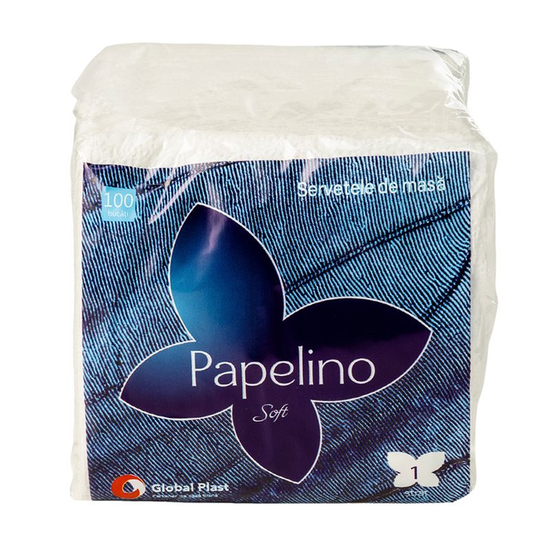 Salvetes, Papelino soft, 25x25 cm, 100 gab., 1 kārta