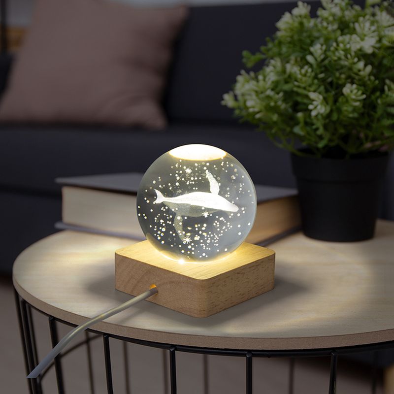 Nakts lampa "Stikla bumba"