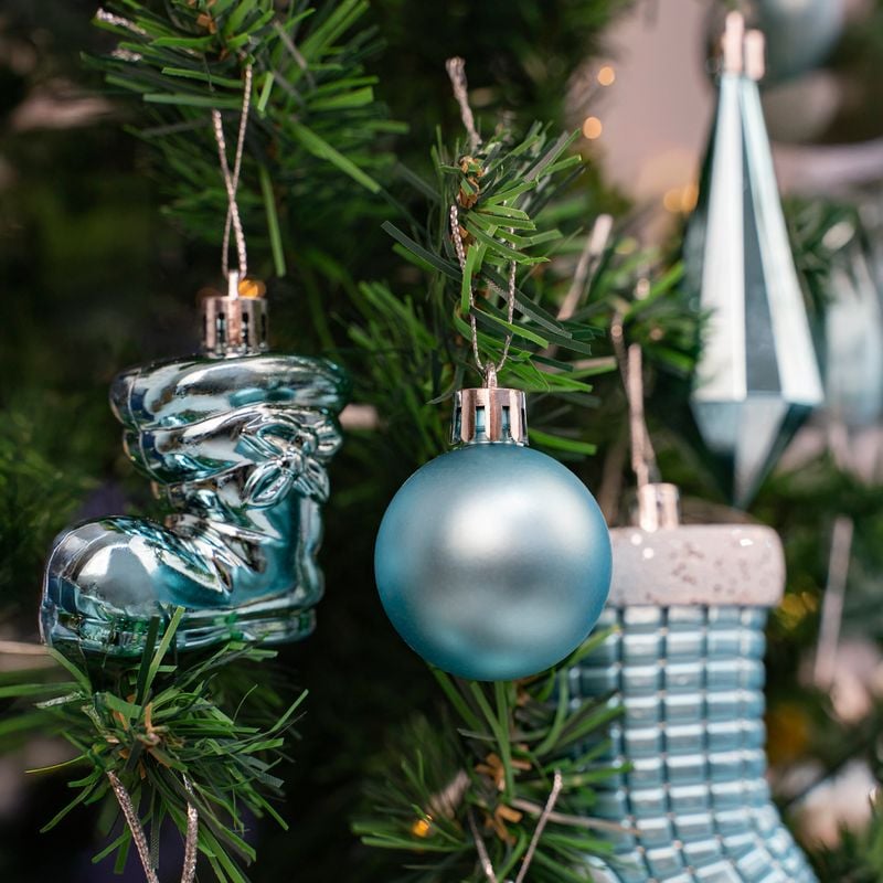 Eglītes rotājumu komplekts, 21 gab.