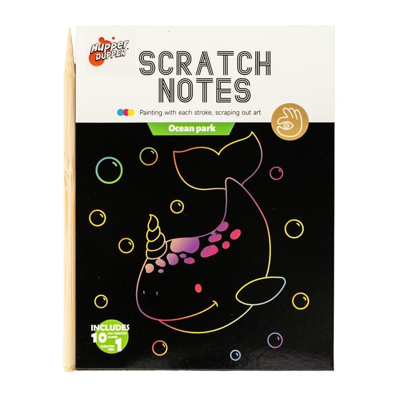 Scratch-art blociņš, 10 lapas, 14х10 cm