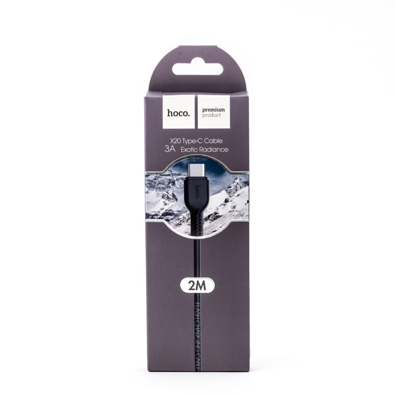 Kabelis Hoco USB/Type C X20, 2 m