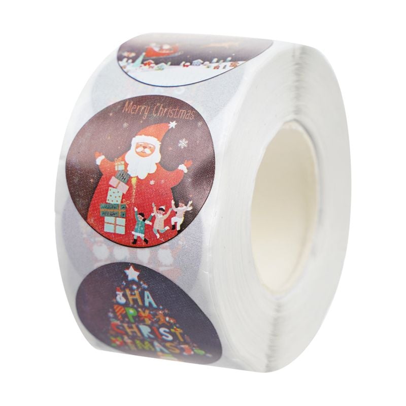 Ziemassvētku uzlīmes, 2.7x5.5 cm