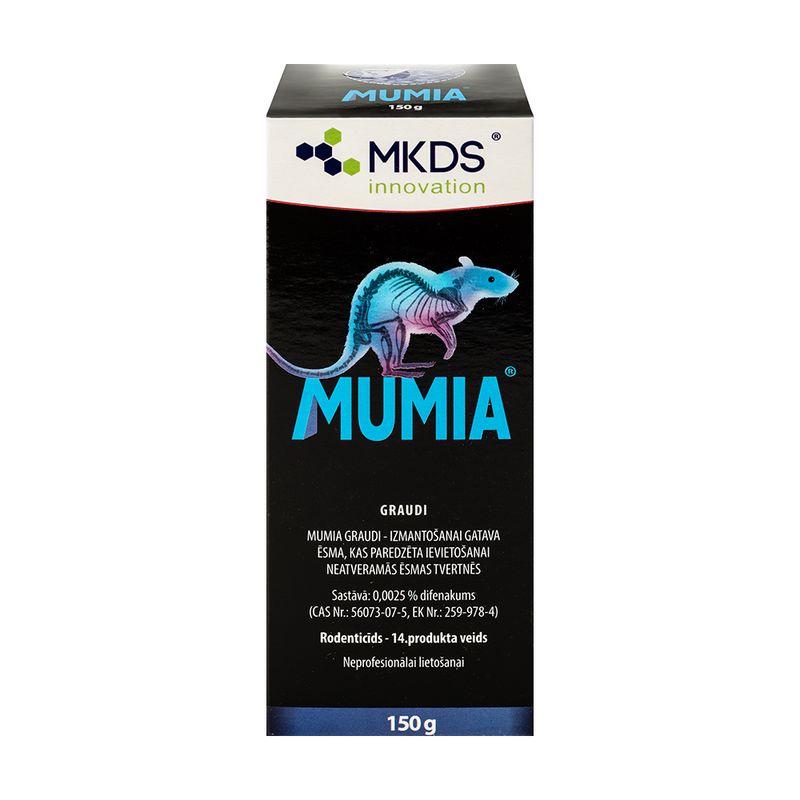 Lietošanai gatava ēsma - graudi Mumia, MKDS innovation, 150 g