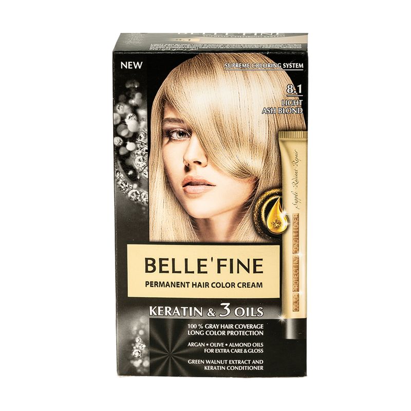 Matu krēmkrāsa Belle Fine, 30 ml, dažādi veidi