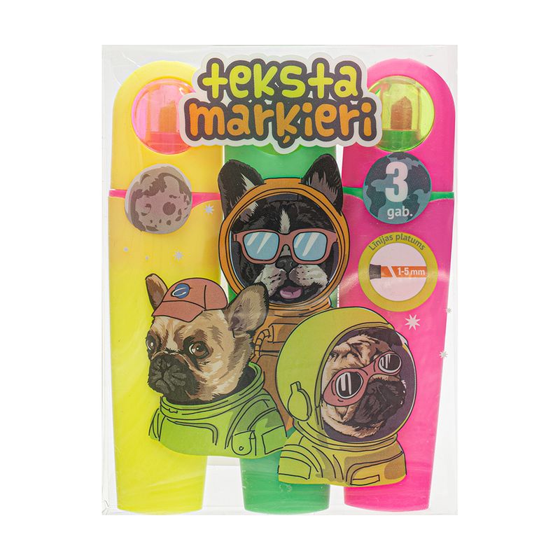 Marķieru komplekts, 3 gab.