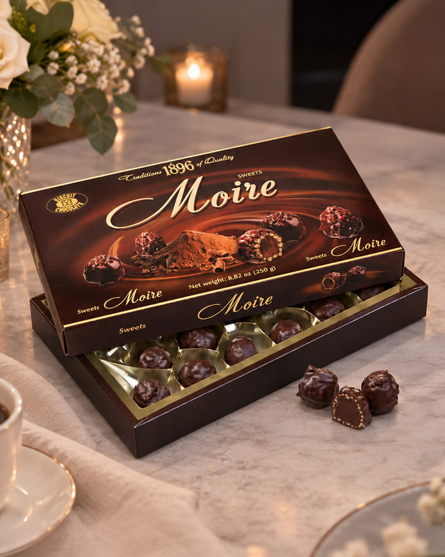 Šokolādes konfekšu kaste Muar, 250 g