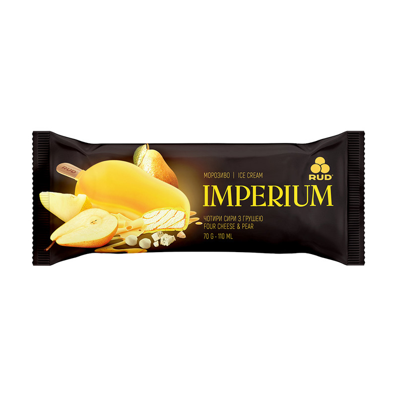 Saldējums Imperium Četri Sieri ar bumbieri, 70 g