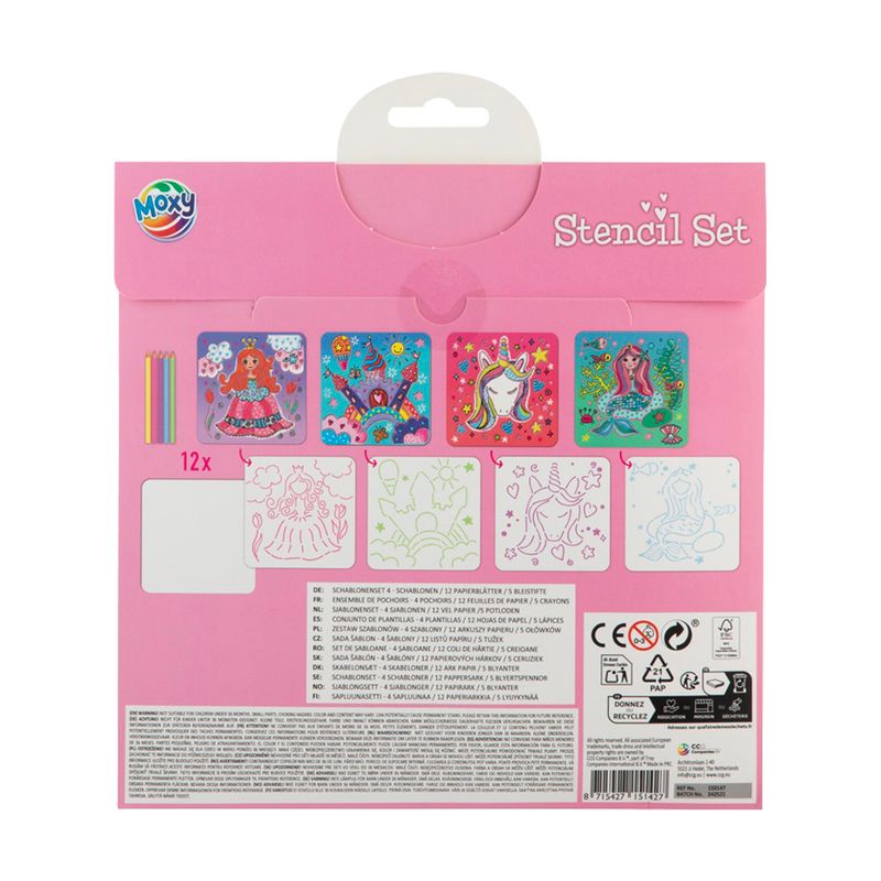 Zīmēšanas komplekts ar 5 zīmuļiem, 12 lapas