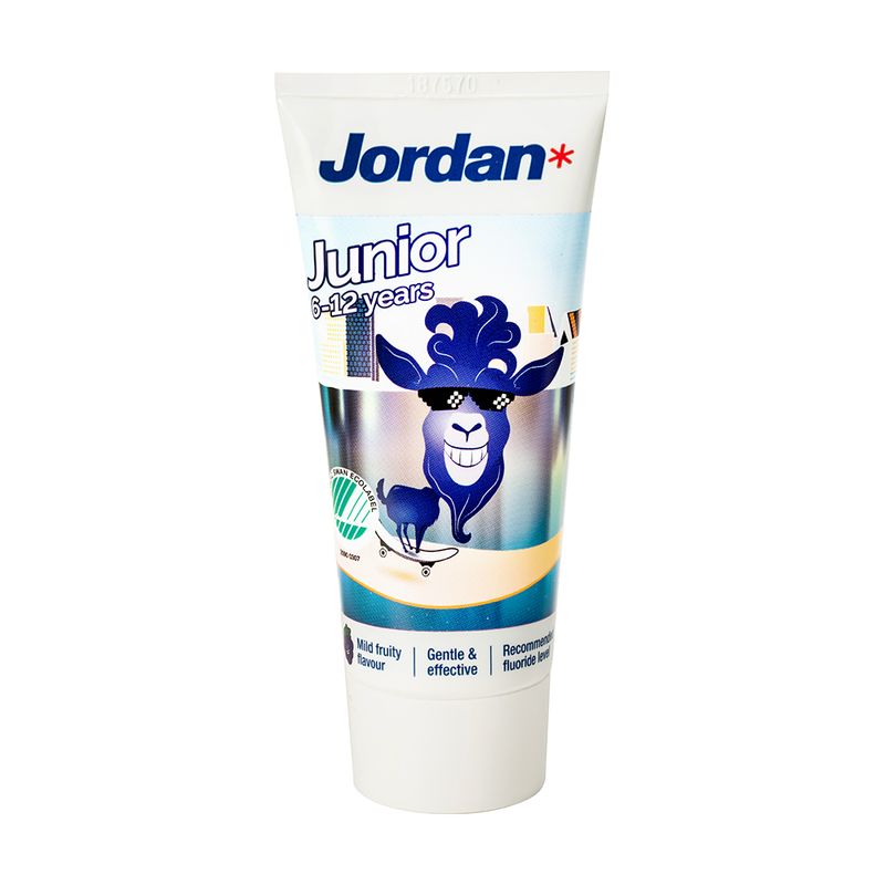 Bērnu zobu pasta Jordan 6-12 gadi, 50 ml
