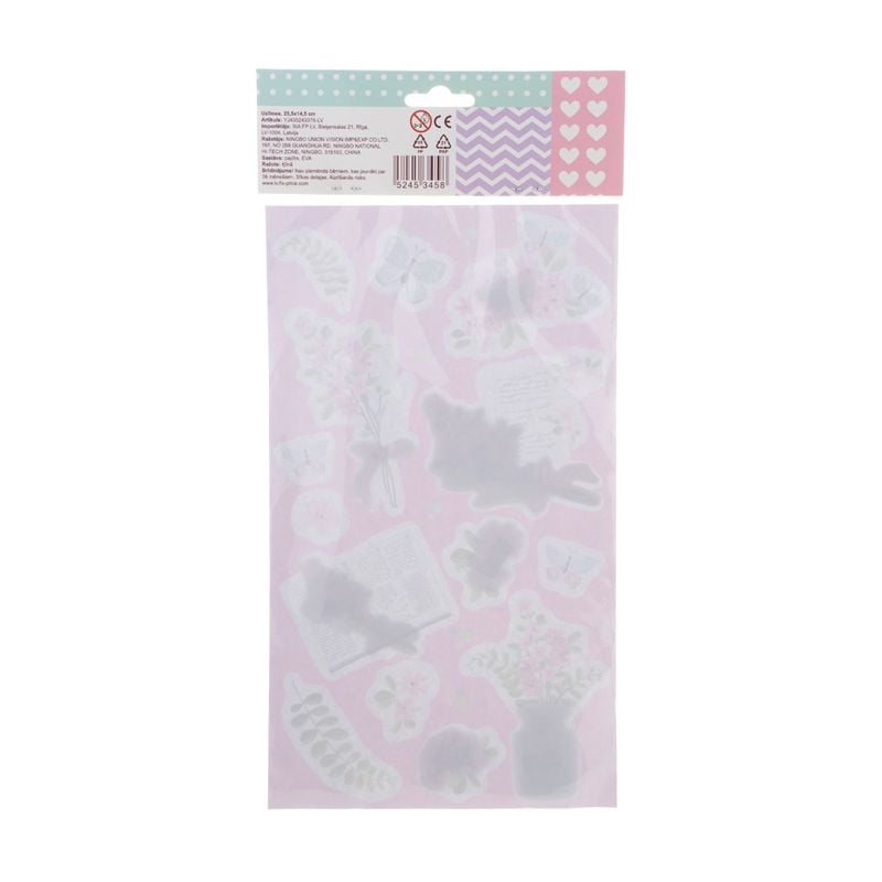 Uzlīmes, 25.5x14.5 cm, dažādi veidi