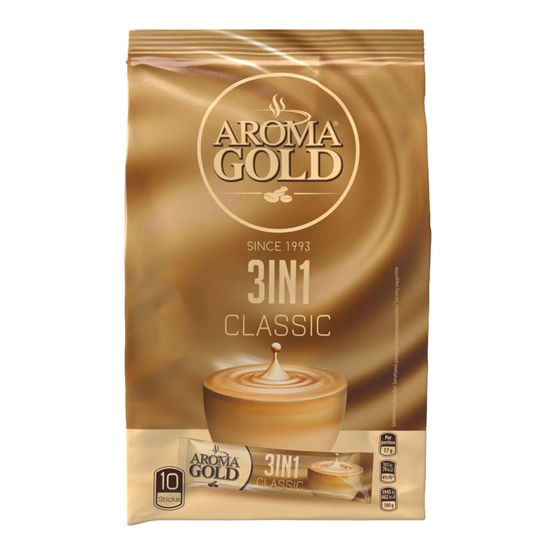 Kafijas dzēriens, AROMA GOLD 3 in1, 170 g