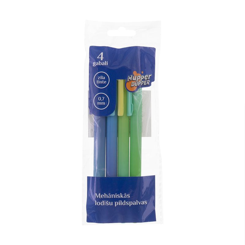 Mehāniskās lodīšu pildspalvas, 4 gabali