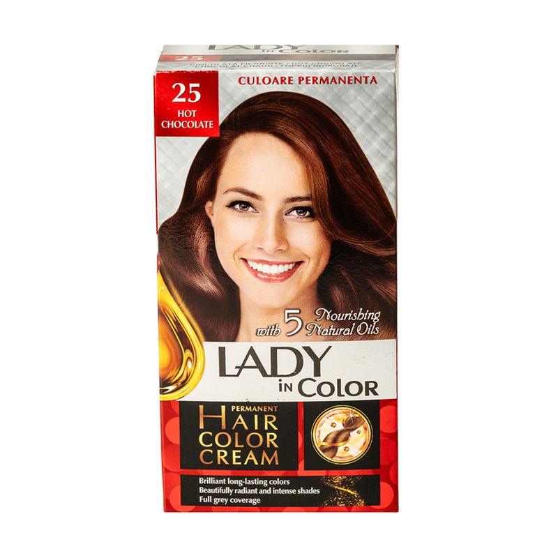 Matu krēmkrāsa, Lady in Color, dažādi veidi