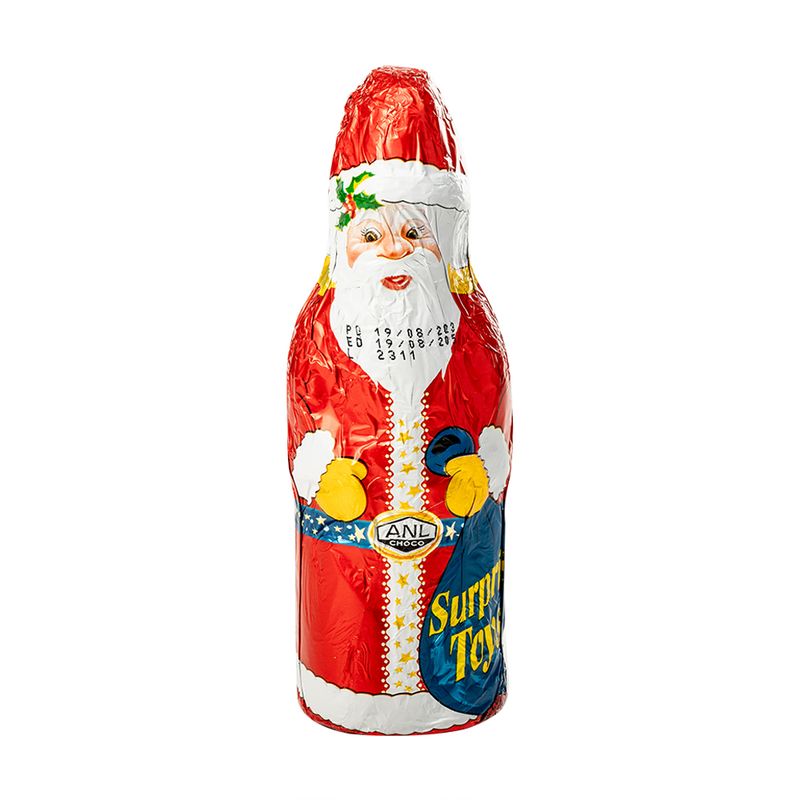 Šokolādes figūriņa Ziemassvētku vecītis iekšā ar pārsteigumu, 60 g